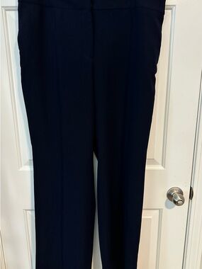 Talbots Navy Straight-Leg Dress Pants